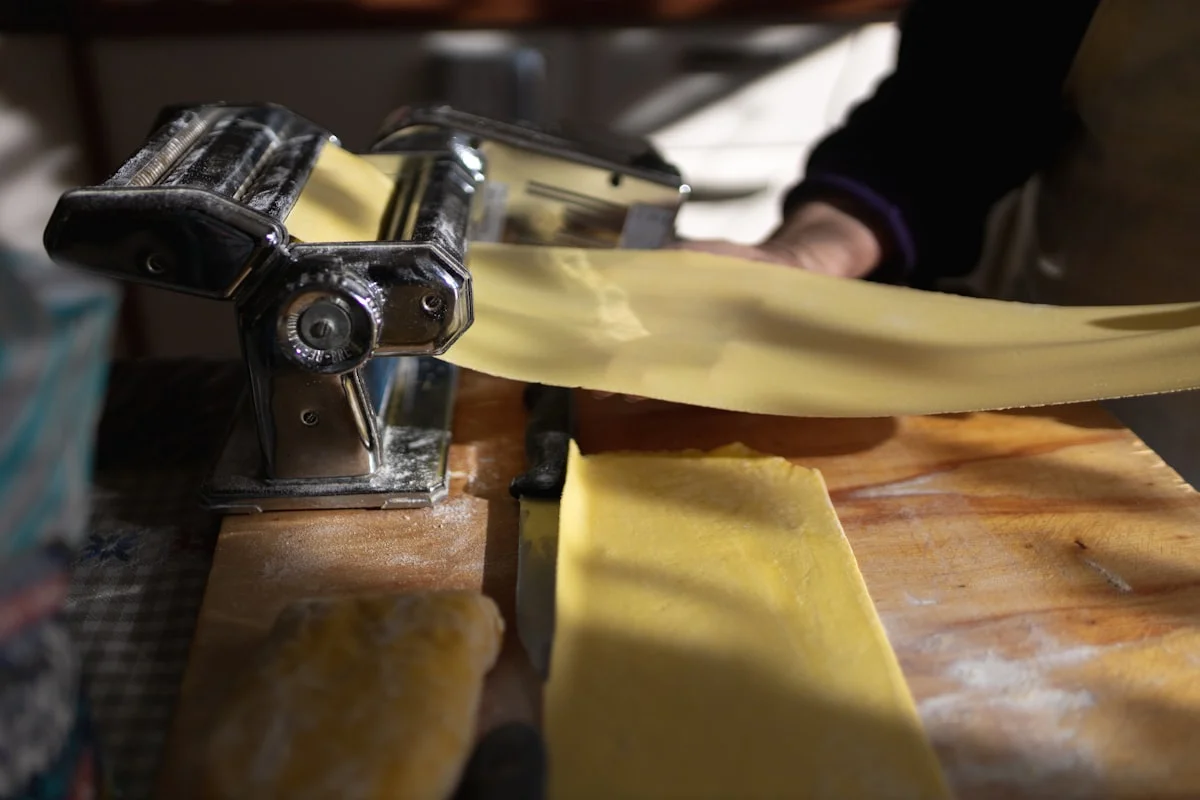 Preparazione della pasta fresca