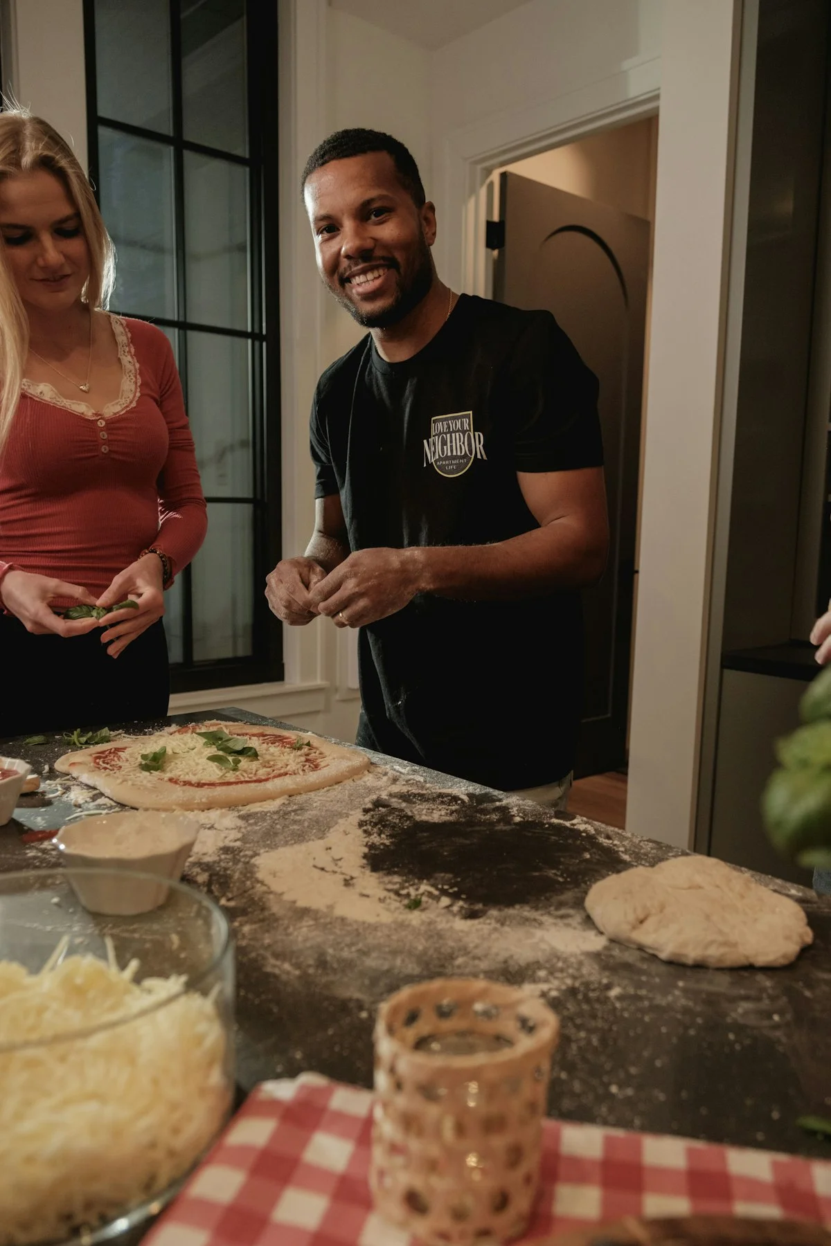 Preparazione della pizza